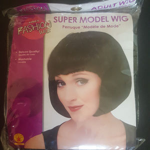 Wig: Fashion Wig Adult - Black Bob